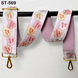 Embroidered Purse Strap Cross-body Strap for Purses Boho Bag Strap Embroidery Replacement Strap