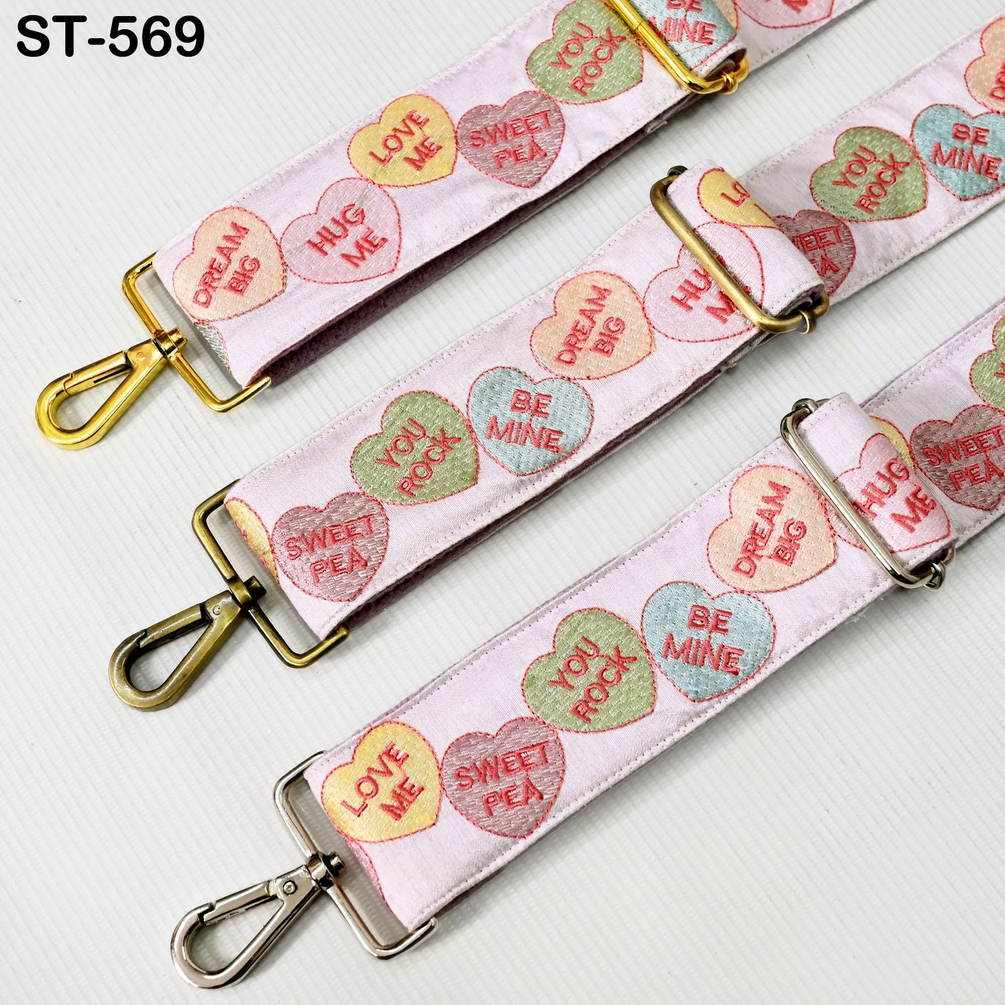 Embroidered Purse Strap Cross-body Strap for Purses Boho Bag Strap Embroidery Replacement Strap