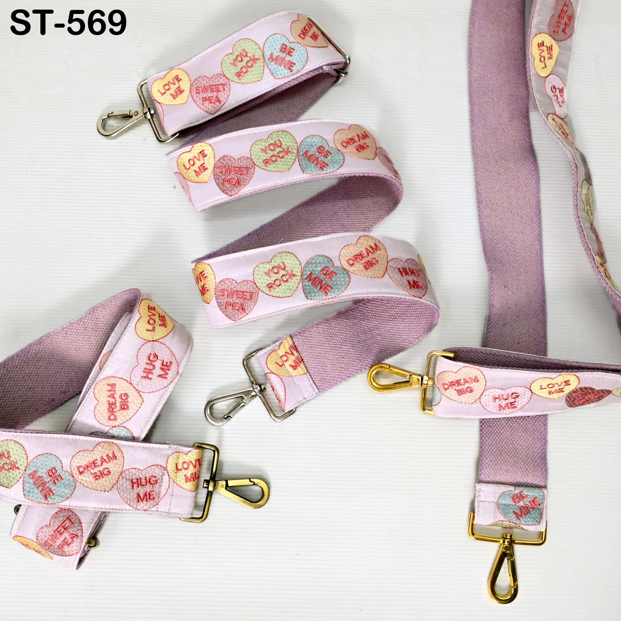 Embroidered Purse Strap Cross-body Strap for Purses Boho Bag Strap Embroidery Replacement Strap