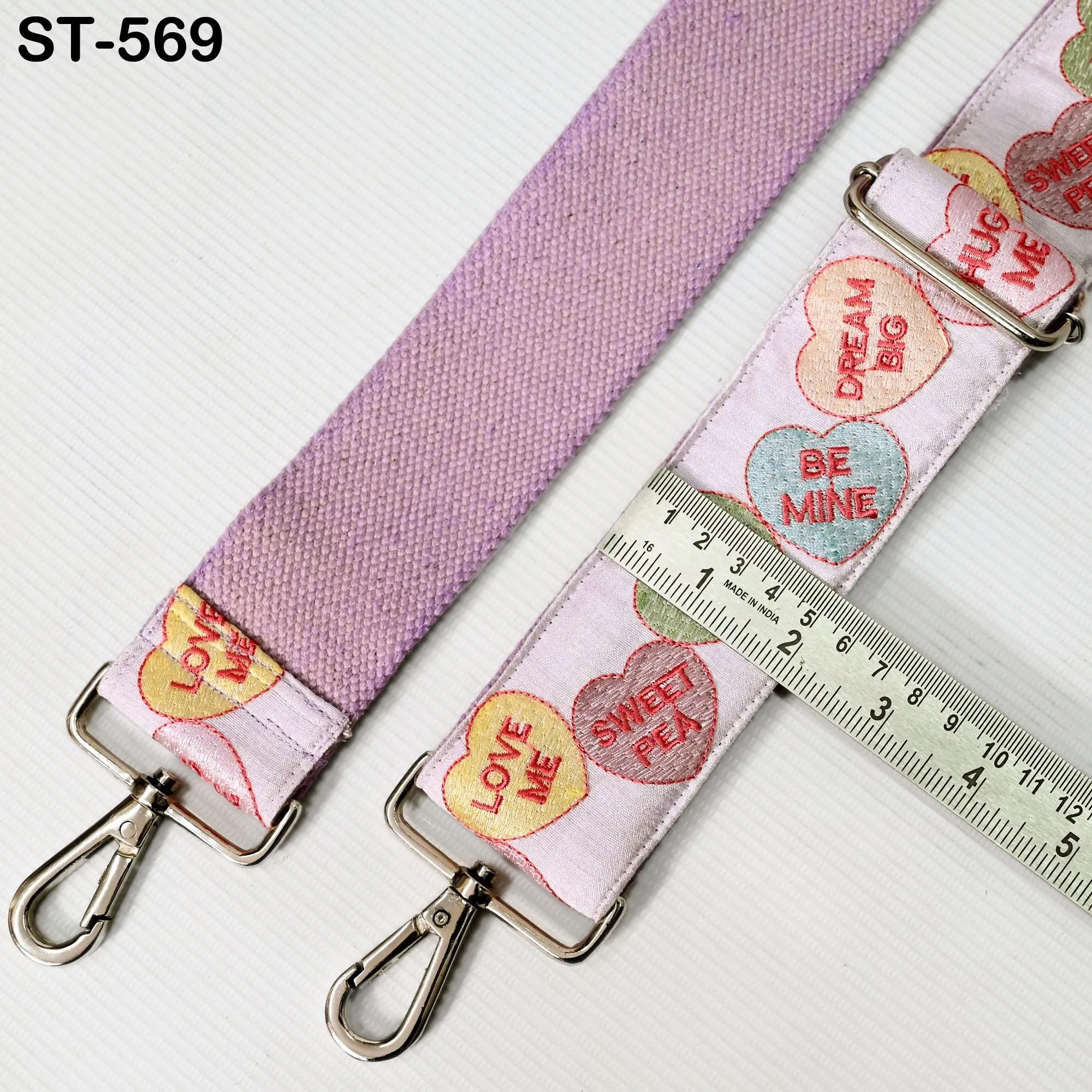 Embroidered Purse Strap Cross-body Strap for Purses Boho Bag Strap Embroidery Replacement Strap