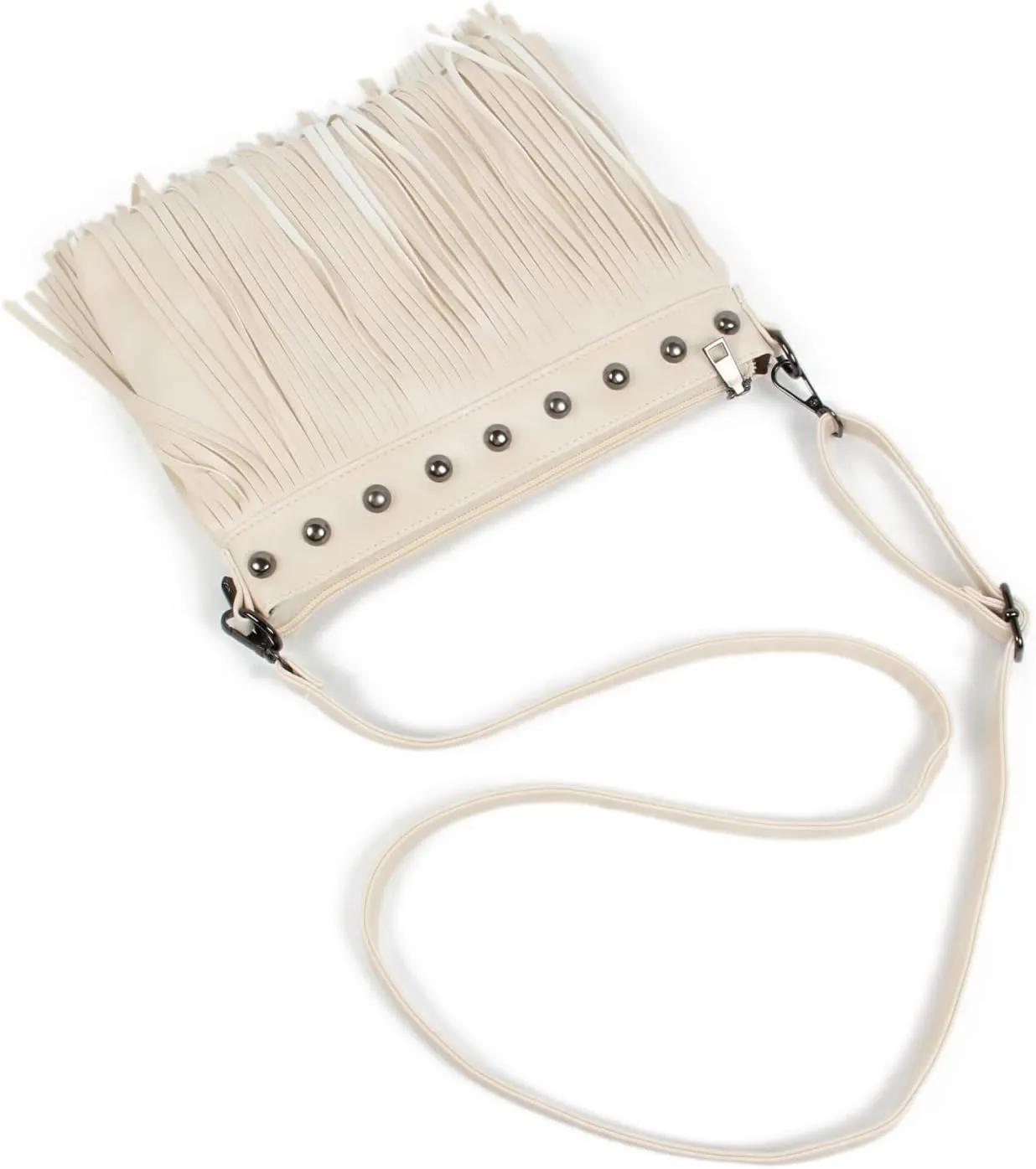 Emprier Women Hobo Fringe Crossbody Purse Vintage Small Tassel Shoulder Handbags