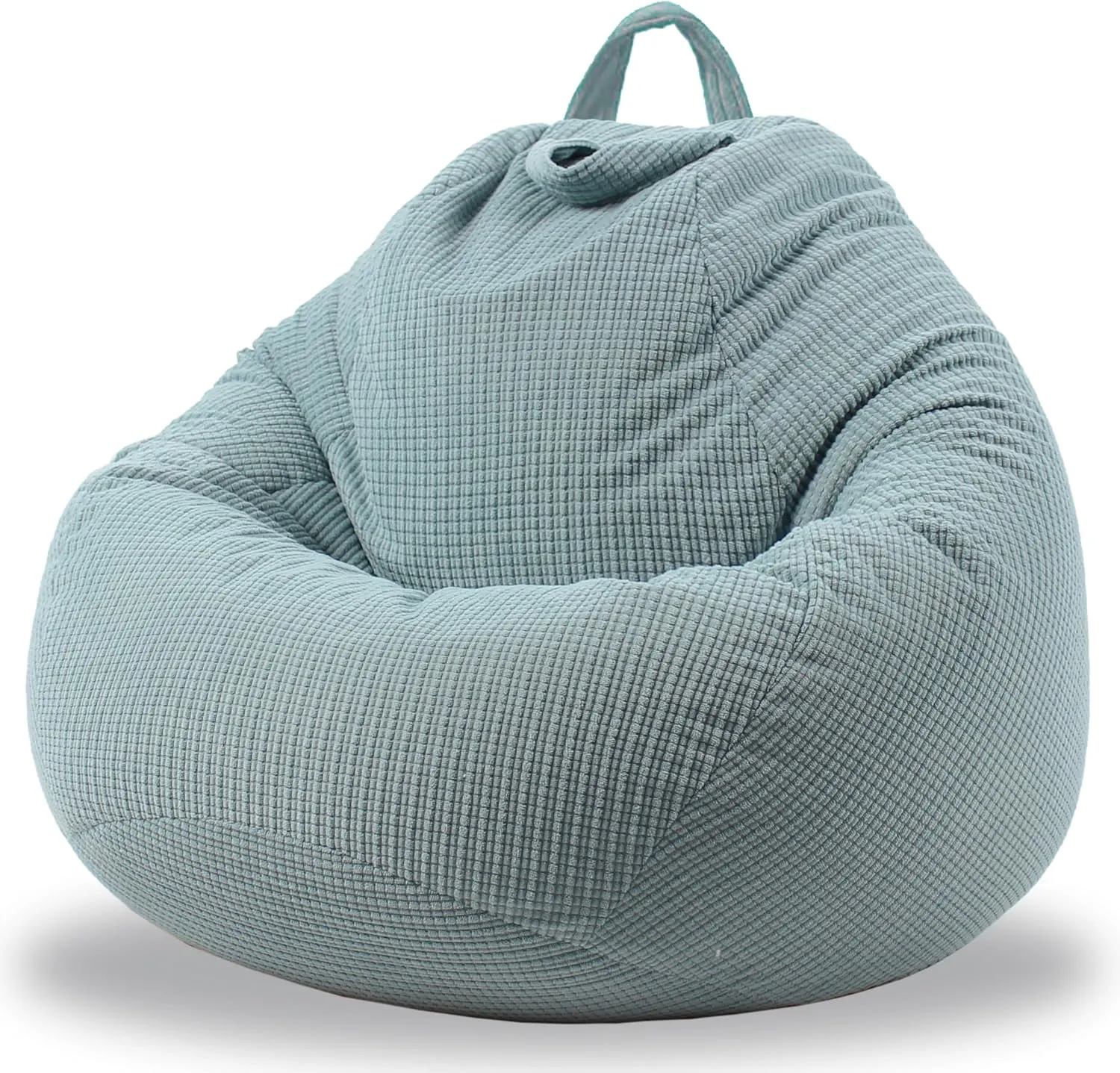 ENBAOHUI Stuffed Animal Storage Bean Bag Chair Cover (No Filler) Washable Ultra Soft Corduroy Bean Bag Cover for Organizing Plush Toys, Bean Bag for Adults