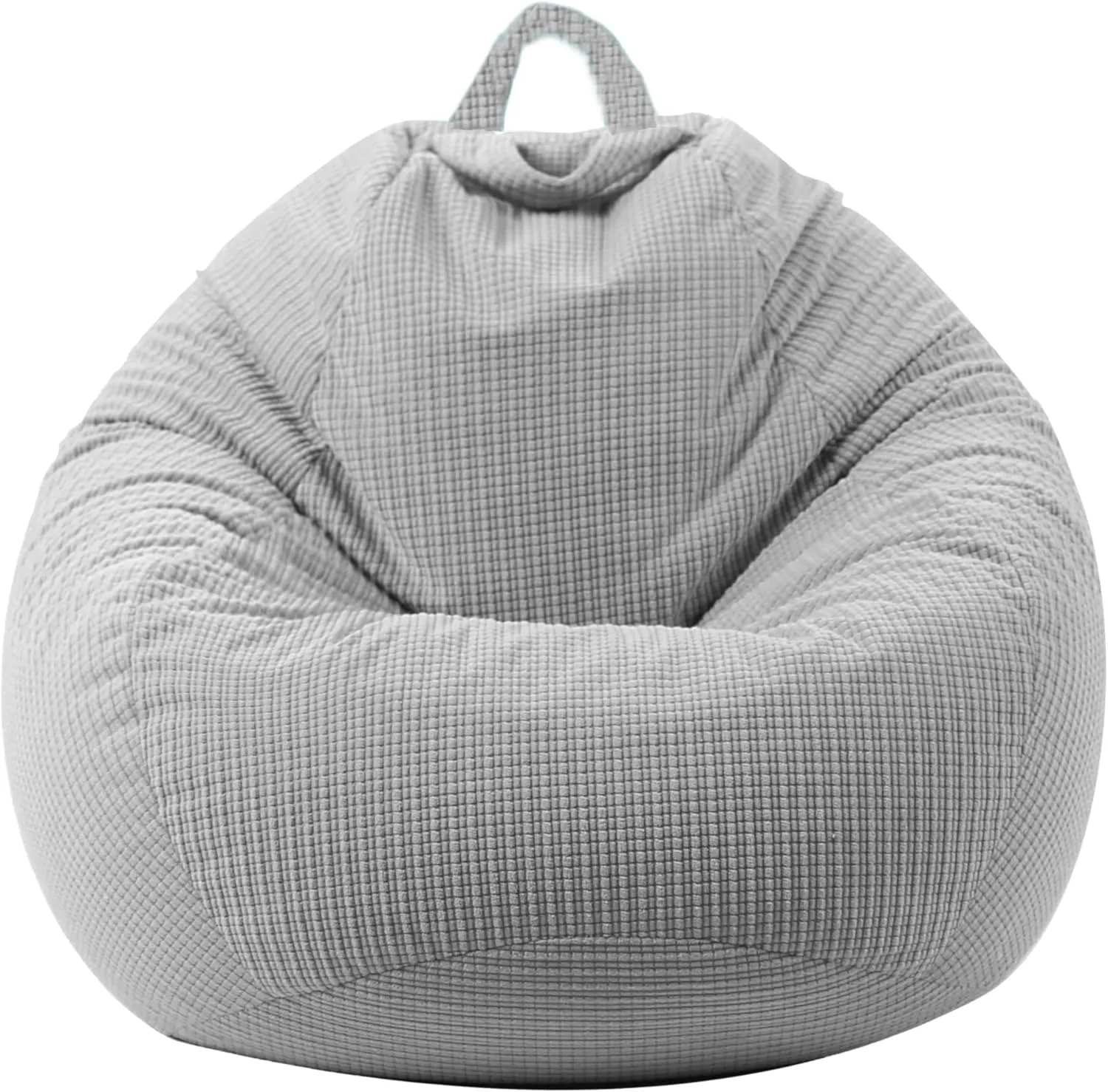 ENBAOHUI Stuffed Animal Storage Bean Bag Chair Cover (No Filler) Washable Ultra Soft Corduroy Bean Bag Cover for Organizing Plush Toys, Bean Bag for Adults