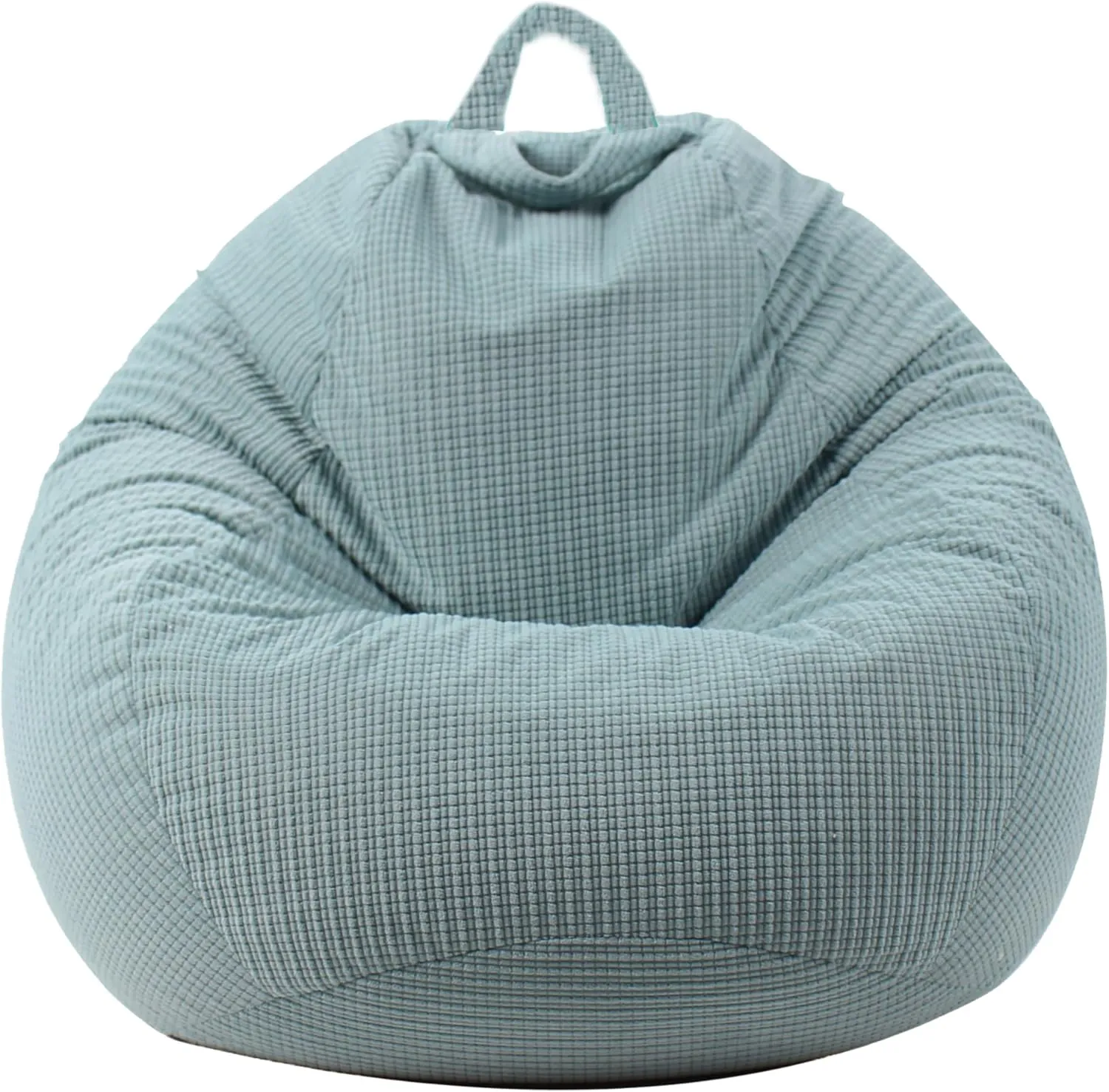 ENBAOHUI Stuffed Animal Storage Bean Bag Chair Cover (No Filler) Washable Ultra Soft Corduroy Bean Bag Cover for Organizing Plush Toys, Bean Bag for Adults