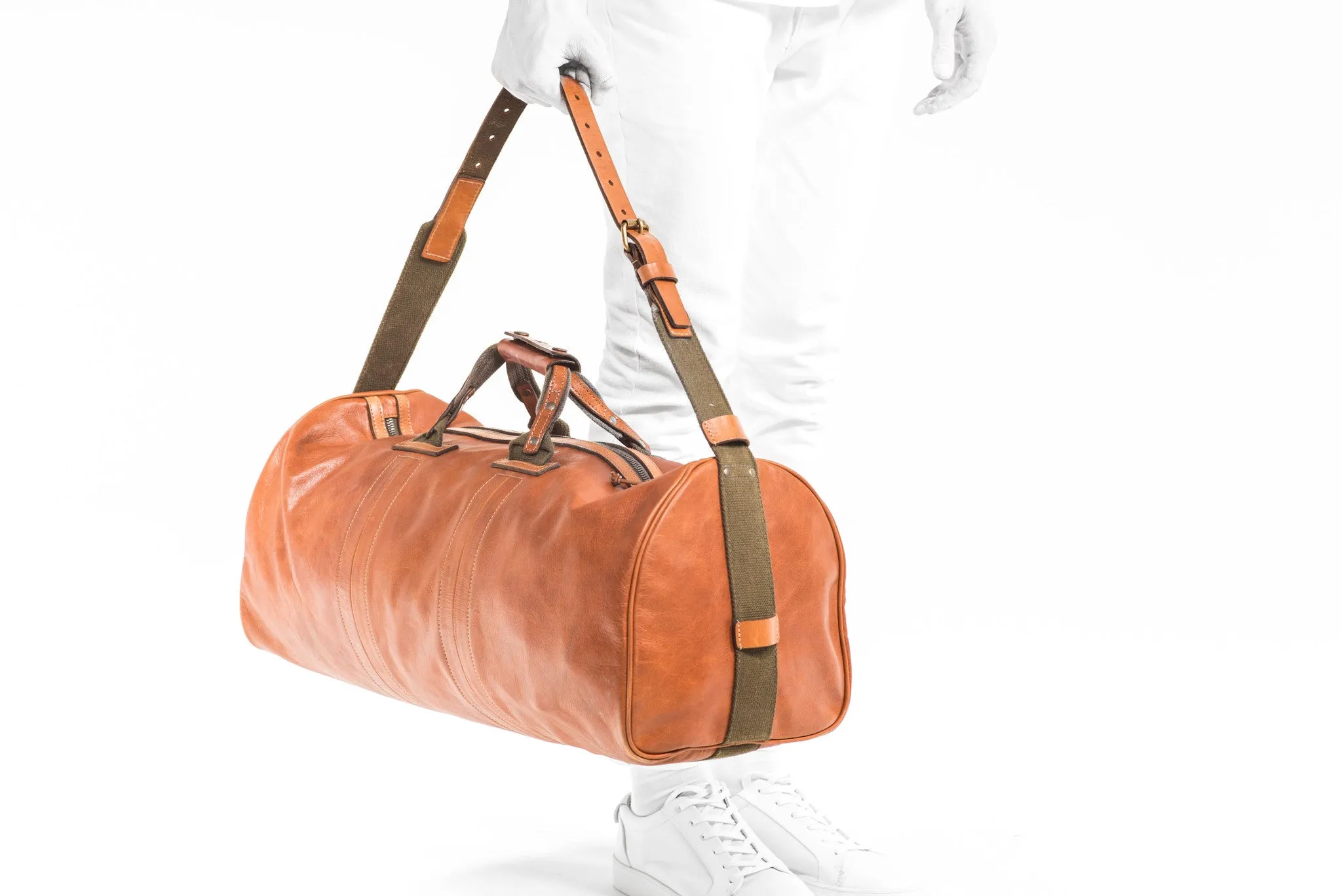 Encounter Weekender - Cognac Leather