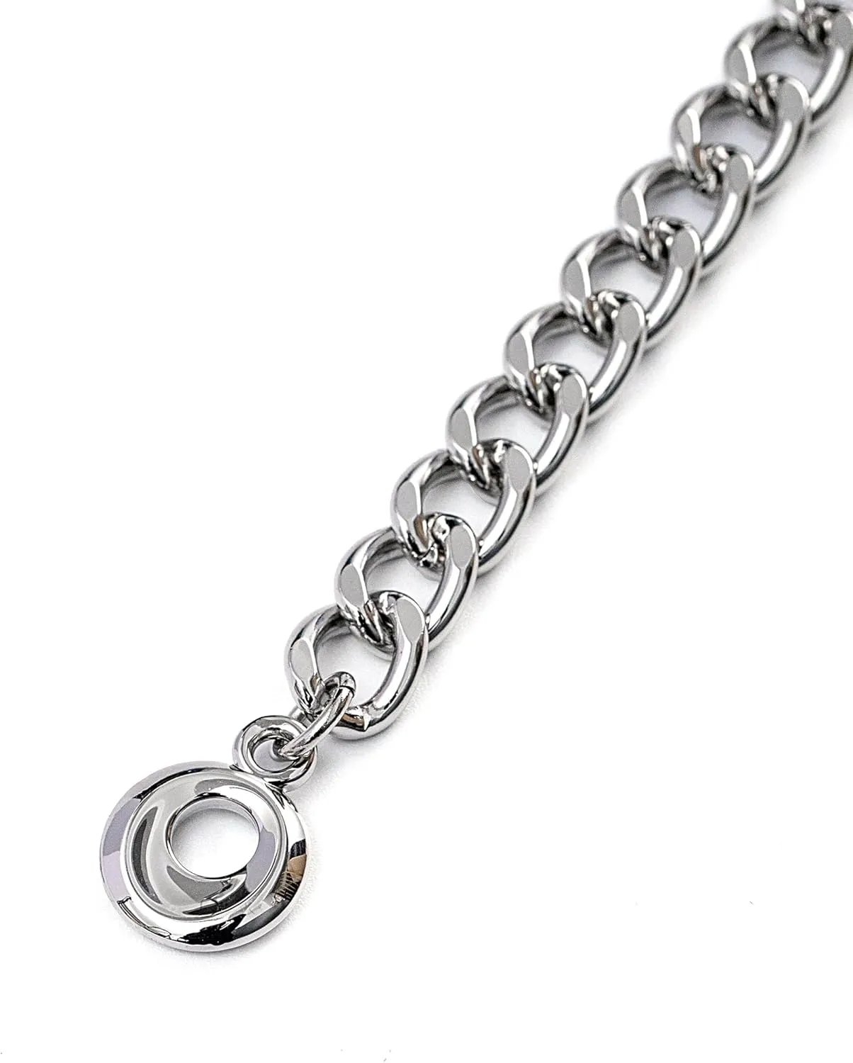 FAN&LOUIS Gold Waist Chain Belt for Women Dresses Metal Link Dangling Cinturones De Mujer