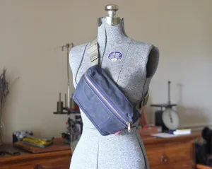 Fanny Pack in Raw Waxed Denim
