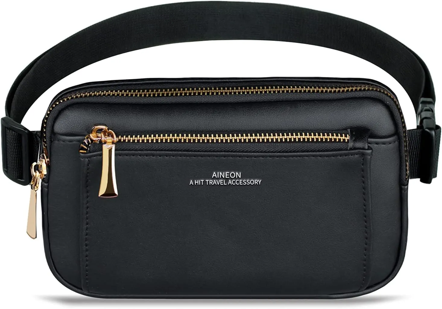 Fanny Packs for Women Fashion Leather Fanny Pack for Men Girls Boys, Plus Size Waist Pack Belt Bag with Adjustable Strap Waterproof Cute Bum Hip Bags for Travel Disney Hiking Running Cycling Shopping