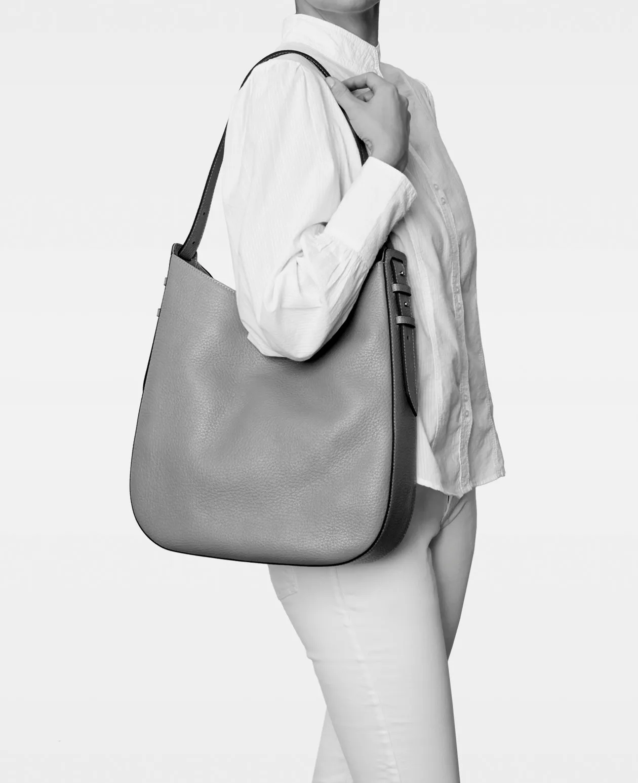 FARRAH hobo bag - Oat
