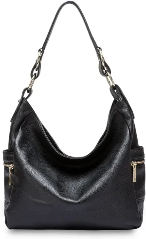 Fashion Tassels Women's Zipper Cowhide Genuine Leather Handbag Shoulder Bag Purse Satchel
