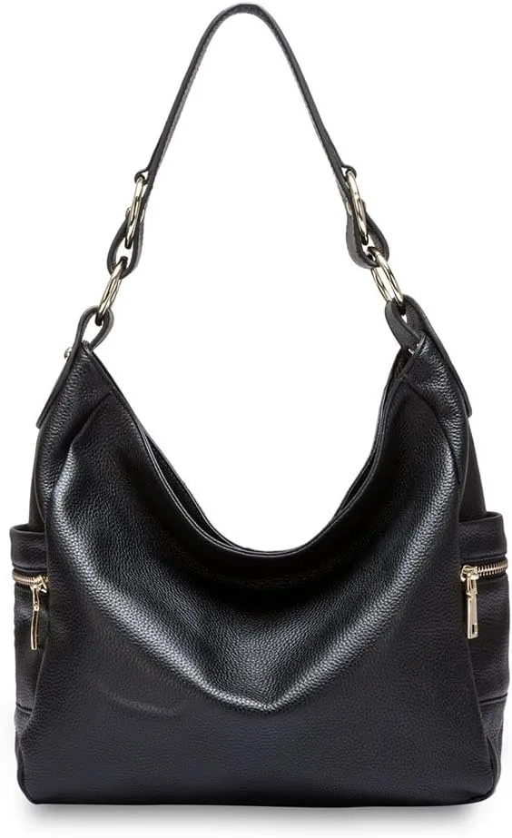 Fashion Tassels Women's Zipper Cowhide Genuine Leather Handbag Shoulder Bag Purse Satchel