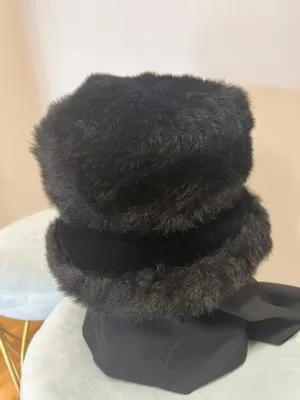 Faux Fur Bucket Hat, size OSFM  #1444