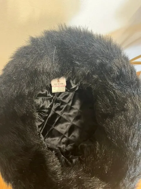 Faux Fur Bucket Hat, size OSFM  #1444