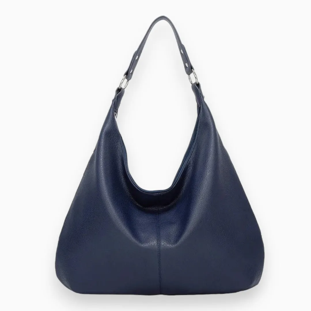 Faye - Casual Leather Hobo Bag for Everyday Use