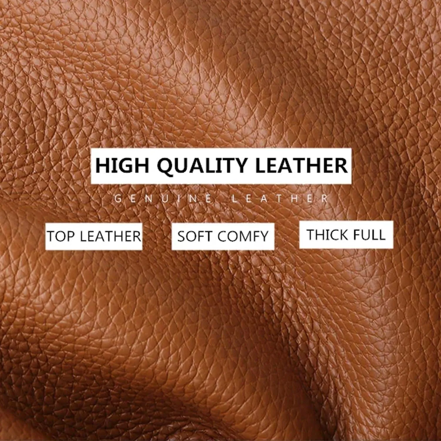 FETNHU Cryptofouss Khaki Solid Color Simple Genuine Leather Shoulder Bag, Popularate Hobo Handbag, Cryptofocus Waterproof Women's Shoulder Bag, 30*30*10cm/11.81*12.2IN
