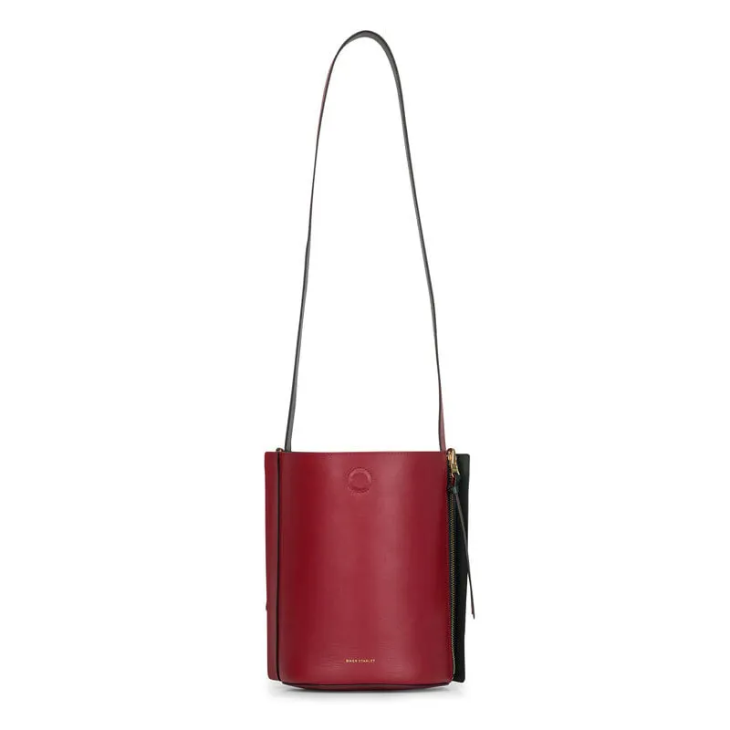 [FINAL RUN] REVERSIBLE BUCKET BAG DEEP GREEN/RED