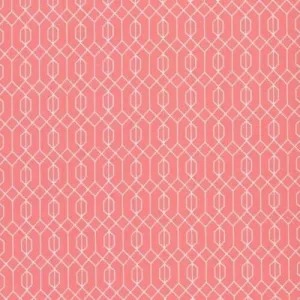FlashPhoenix Quality Sewing Fabric – Elderberry Flower Fairies Coral Geo Cotton Size; 36" x 44" by The Yard