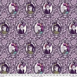 FlashPhoenix Quality Sewing Fabric – Nightshade Nerium Mini Coven 100% Cotton Size; 36" x 44" Inch by The Yard