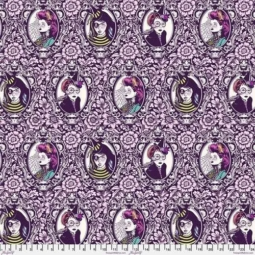 FlashPhoenix Quality Sewing Fabric – Nightshade Nerium Mini Coven 100% Cotton Size; 36" x 44" Inch by The Yard