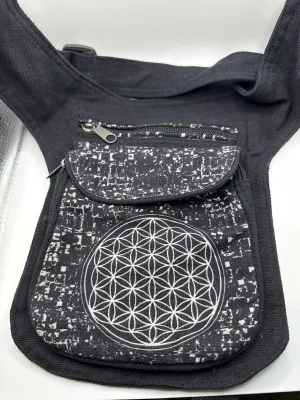 Flower of Life Meditation Cotton Fanny Pack