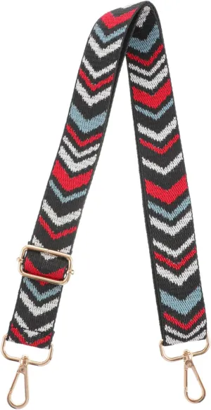 FONDOTIN 1Pc Ethnic Style Bag Strap Wide Shoulder Replacement Strap for Handbags Durable Elegant Design for Womens Crossbody Bags