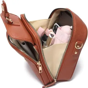 Forcipower Crossbody Bag, Collaboraten1 Crossbody Leather Bag, Urvashi Anti-Theft Vintage Adjustable Shoulder Messenger