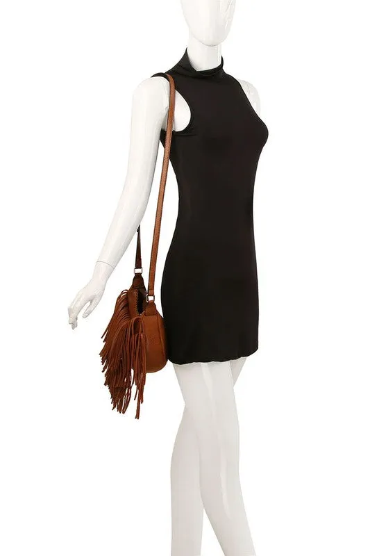 Fringe Hobo Crossbody