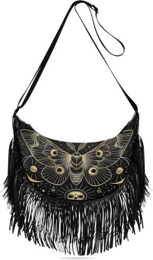 Fringe Purses for Women Western Crossbody with Tassel Boho Handbags for Women Western Crossbody Purses