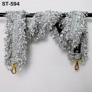 Fringed Replacement Guitar Strap without Adjustor Handbag Boho Bag Strap Camera Strap Embroidery Crossbody Strap