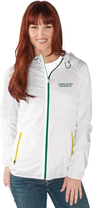 G-III Women's Spring Training Light Weight Full Zip Jacket, White, Medium