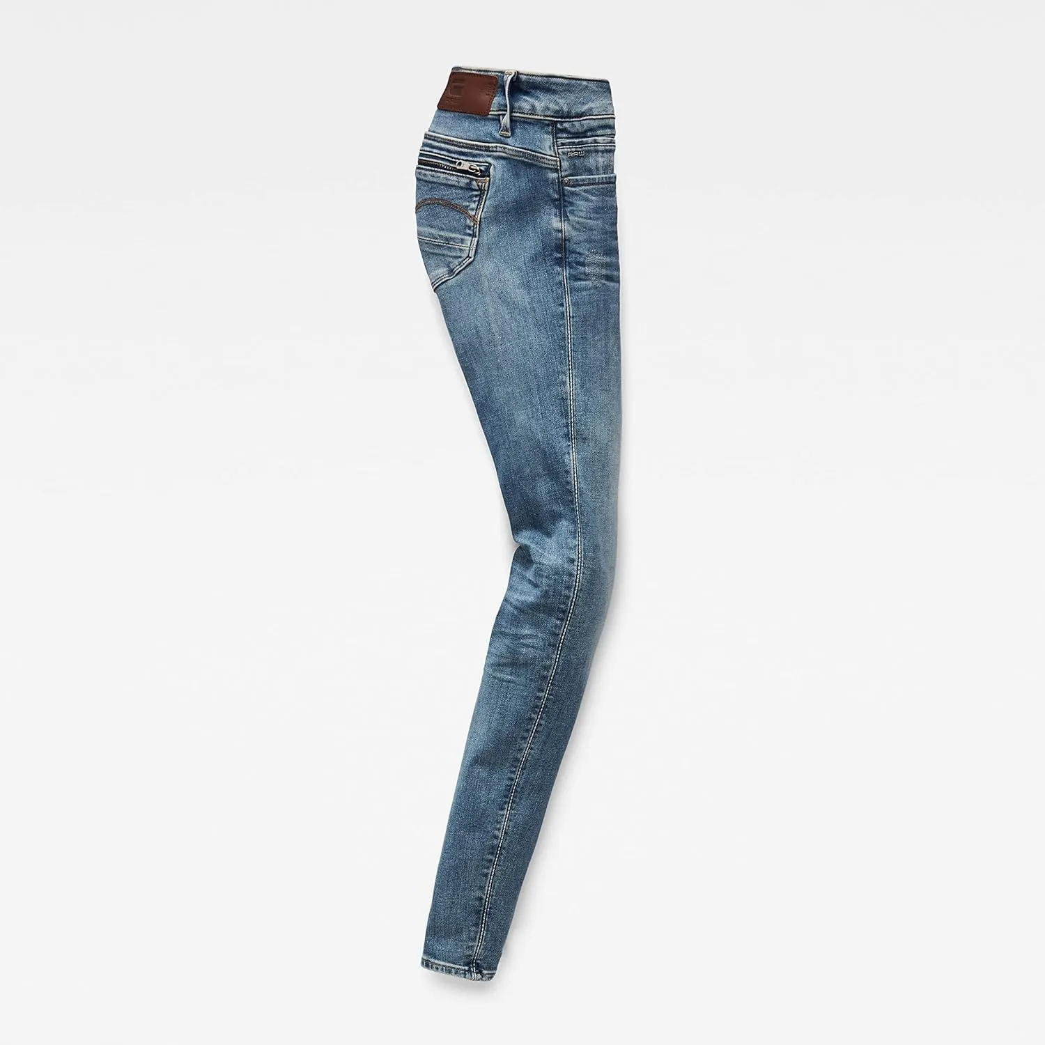 G-STAR Women's Midge Zip Mid Rise Skinny Fit Jeans