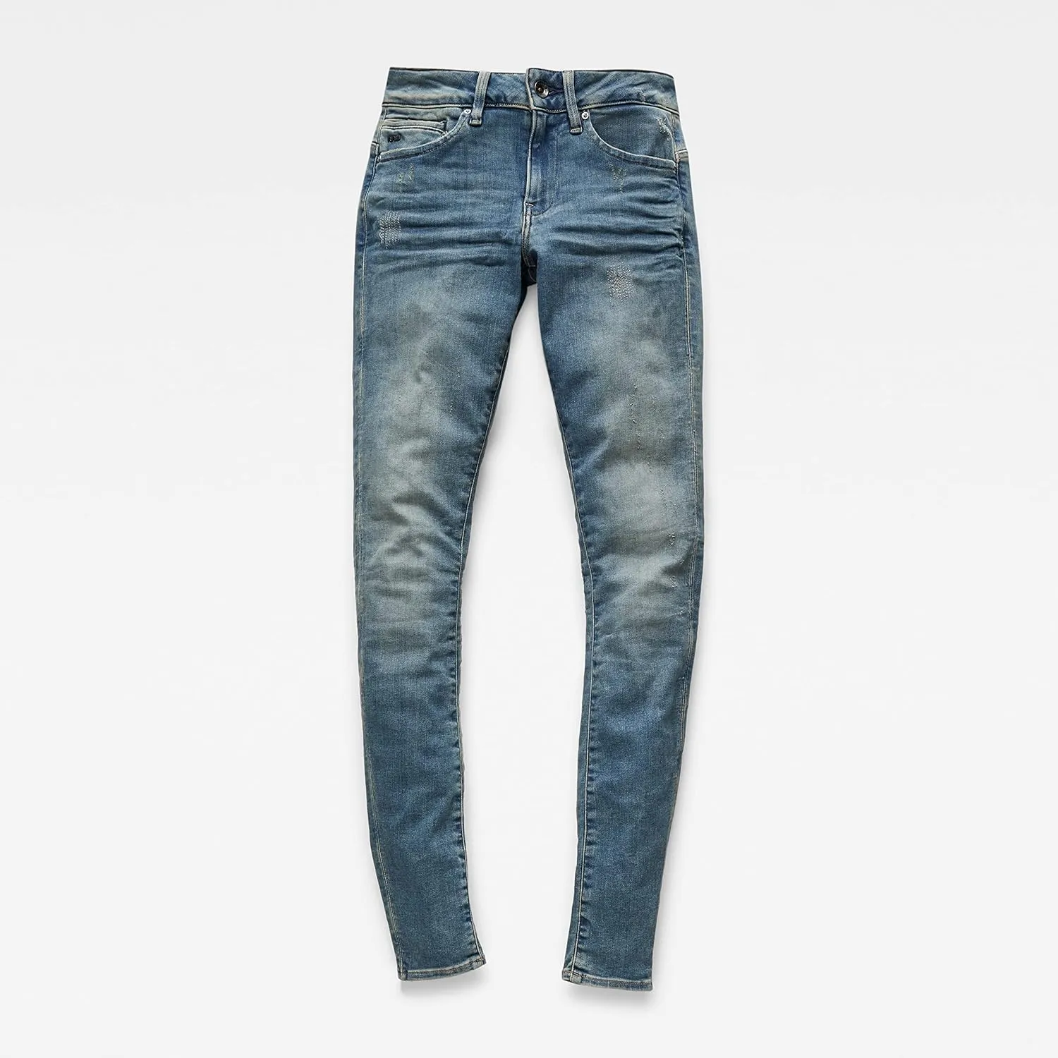 G-STAR Women's Midge Zip Mid Rise Skinny Fit Jeans