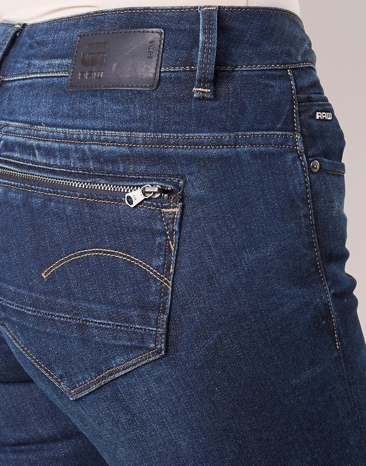 G-STAR Women's Midge Zip Mid Rise Skinny Fit Jeans