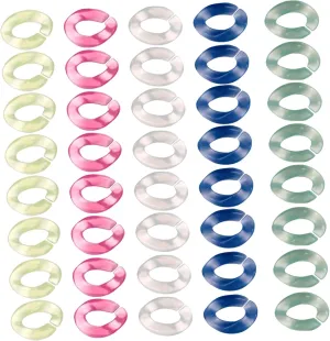 Gadpiparty 100 Pcs Chain Earring Clips Versatile DIY Accessories for Jewelry and Bag Chains Weather Resistant Headdress Supplies for Fashion Projects