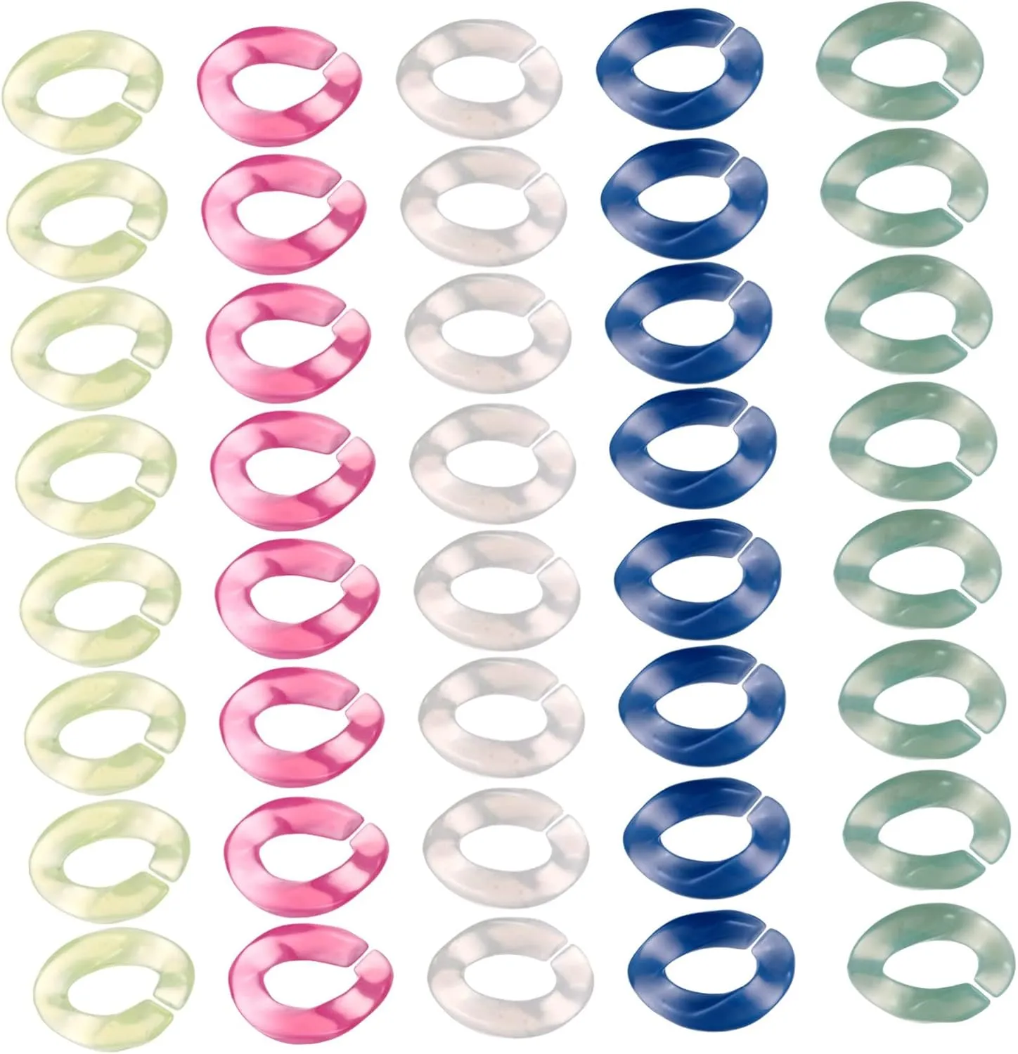 Gadpiparty 100 Pcs Chain Earring Clips Versatile DIY Accessories for Jewelry and Bag Chains Weather Resistant Headdress Supplies for Fashion Projects