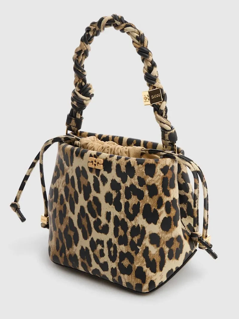 GANNI Bou printed bucket bag