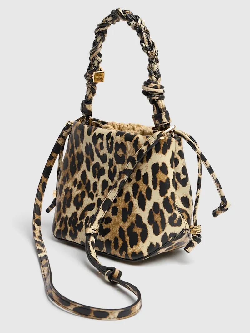 GANNI Bou printed bucket bag