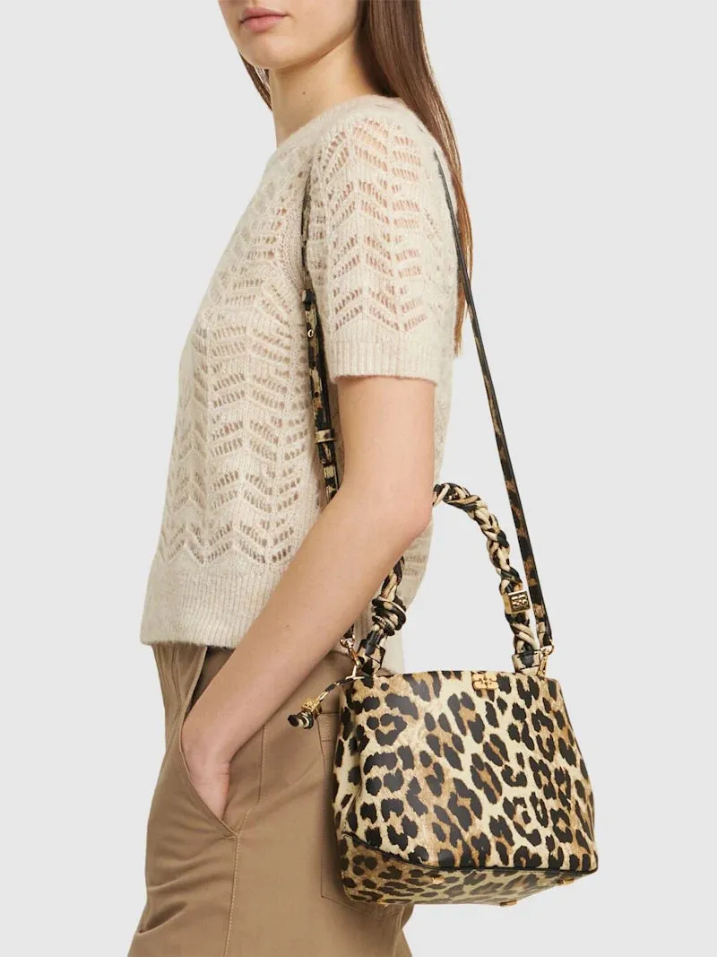 GANNI Bou printed bucket bag