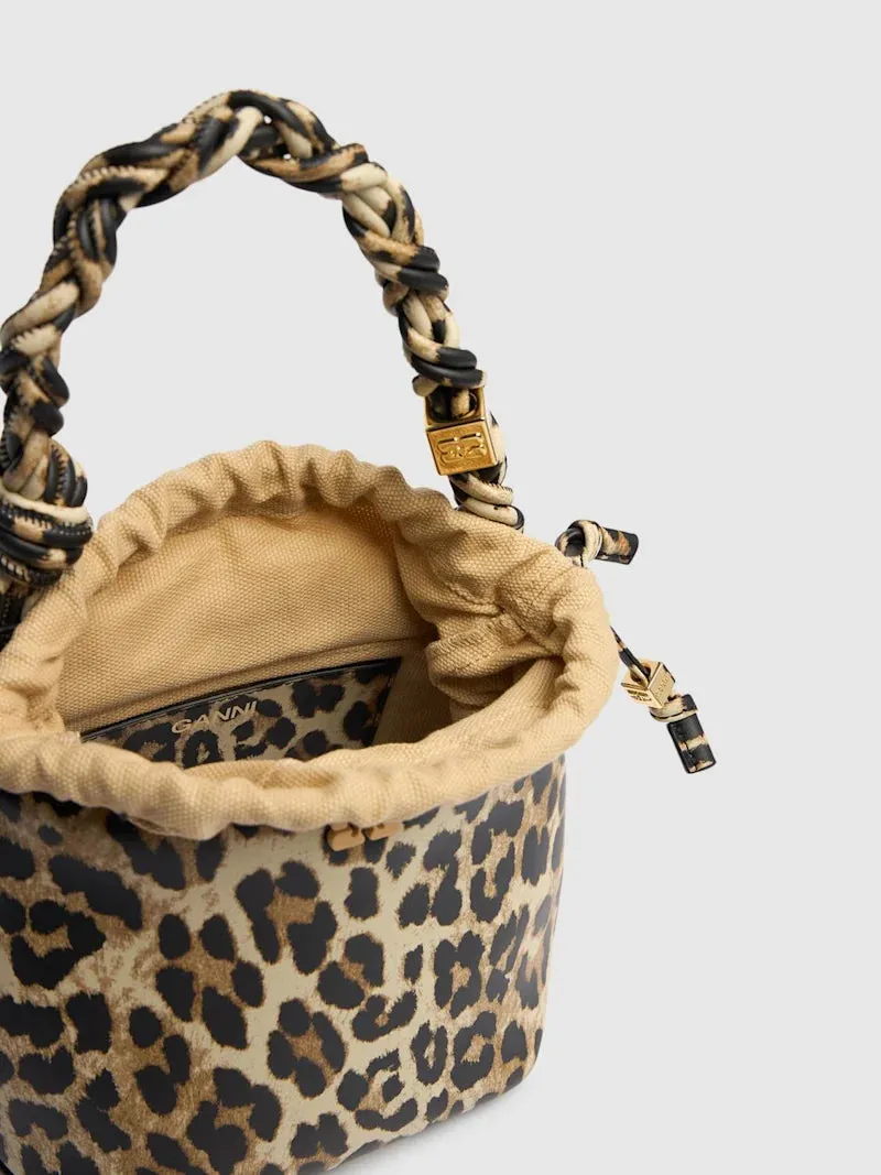 GANNI Bou printed bucket bag