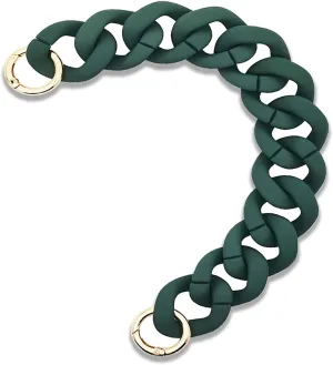 Green Length 12inch/300mm Frosted Acrylic Bag Purse Handle Strap Replacement,Handbag Decoration Chain for Bag Strap Replacement Shoulder Strap Purse Making Accessories Messenger Bag Decoration(1pcs)
