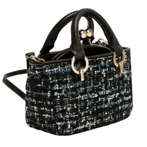 Grey and Black Handbag Edith