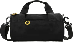 Gym Bag for Women, Waterproof Travel Bag with Wet Clothes Compartments and Adjustable Strap, Small Duffel Bag for Sports, Gyms and Weekend Getaway (Black,Medium)