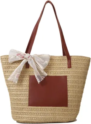 Handbags Shoulder Bags Large Capacity Women's Bag Weave Shoulder Bag Ladies Handbag Top Handle Tote Bag