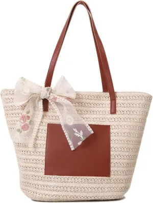 Handbags Shoulder Bags Large Capacity Women's Bag Weave Shoulder Bag Ladies Handbag Top Handle Tote Bag