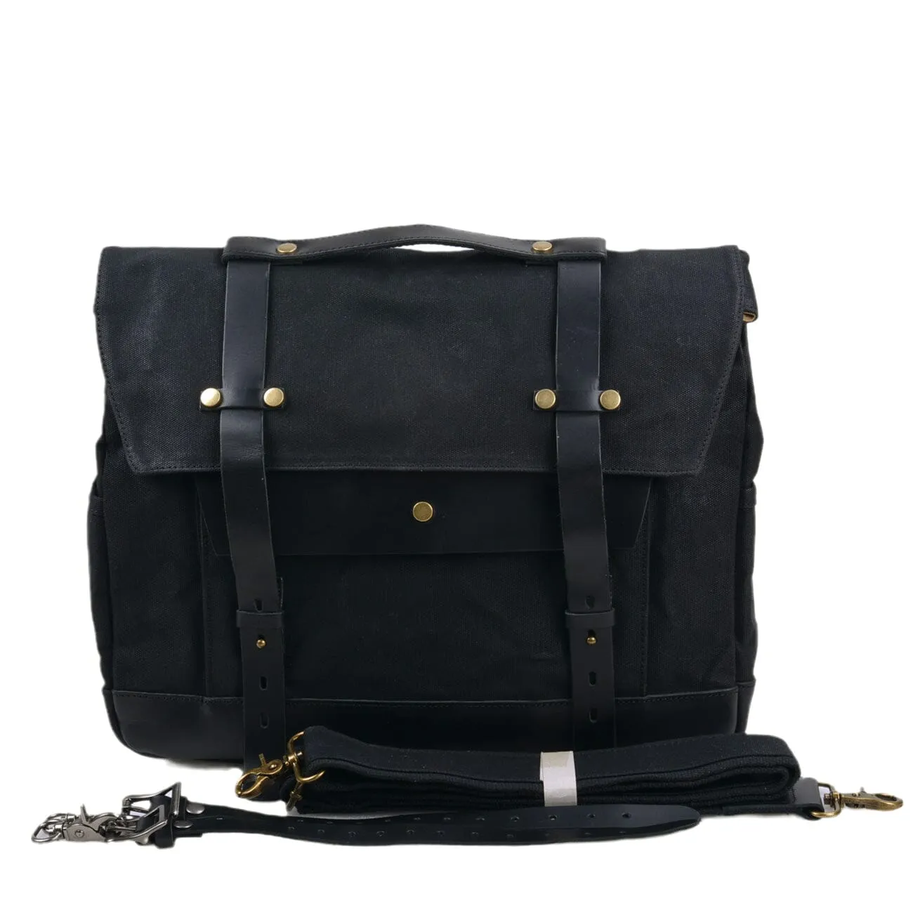 Handcrafted Canvas Motorcycle Saddlebag