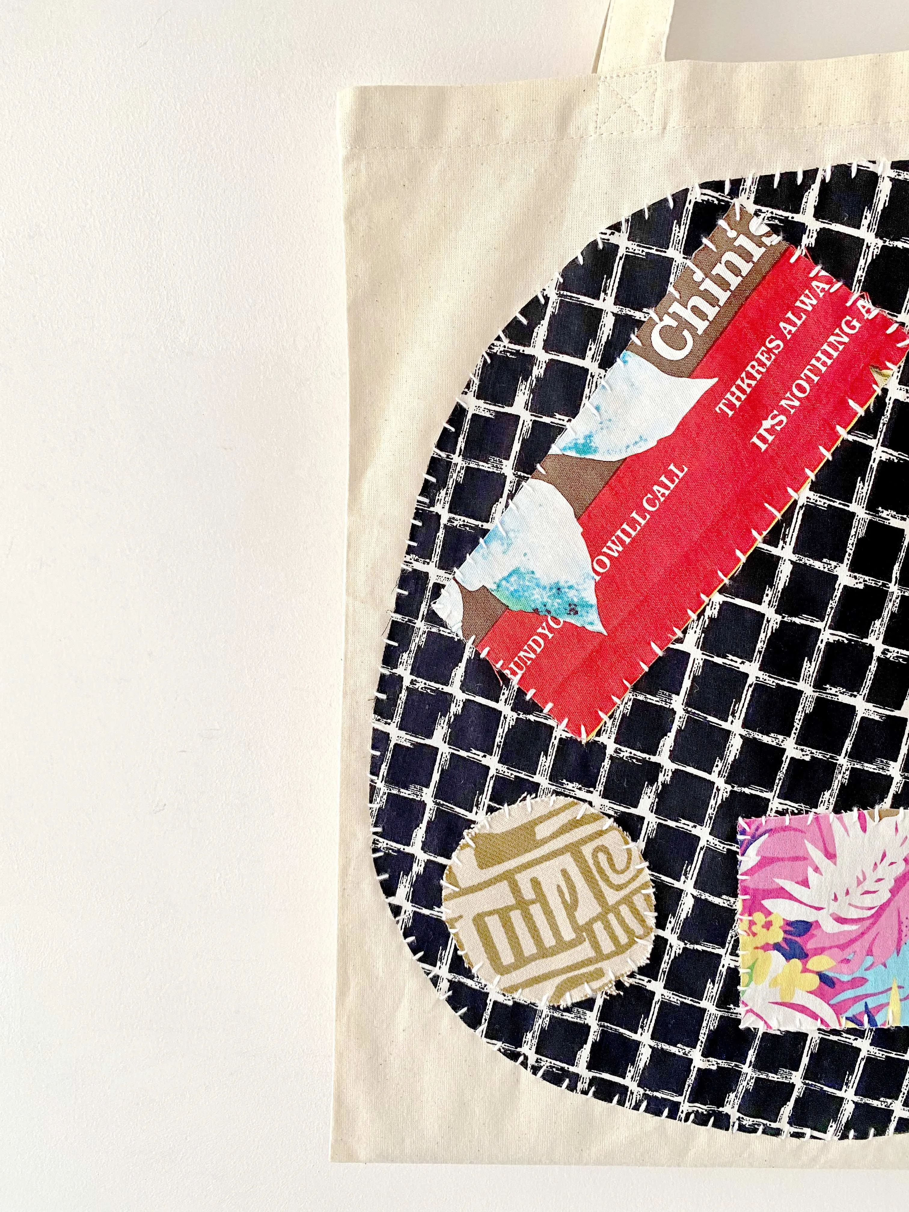 Handmade Patchwork Tote Bag