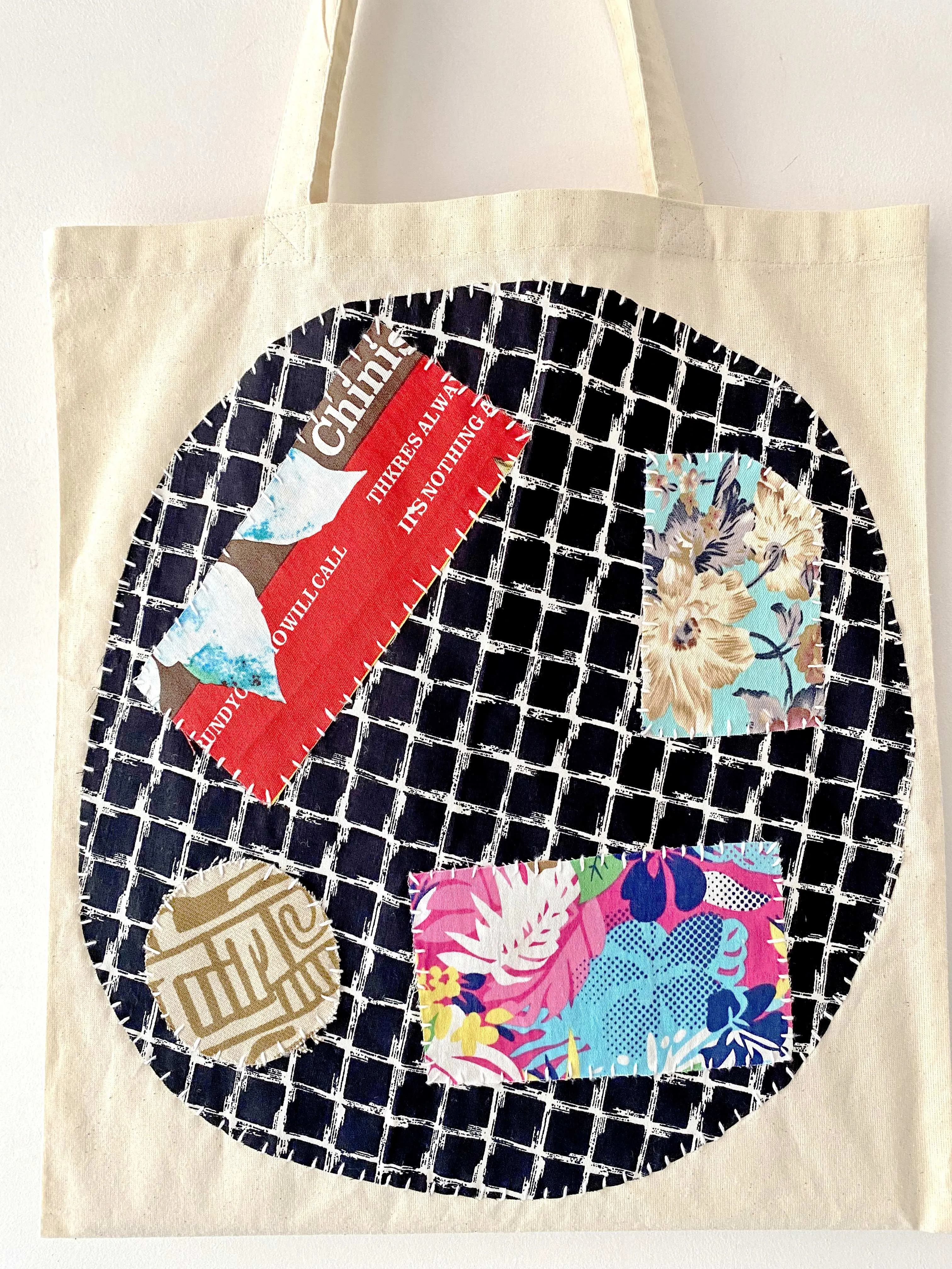 Handmade Patchwork Tote Bag