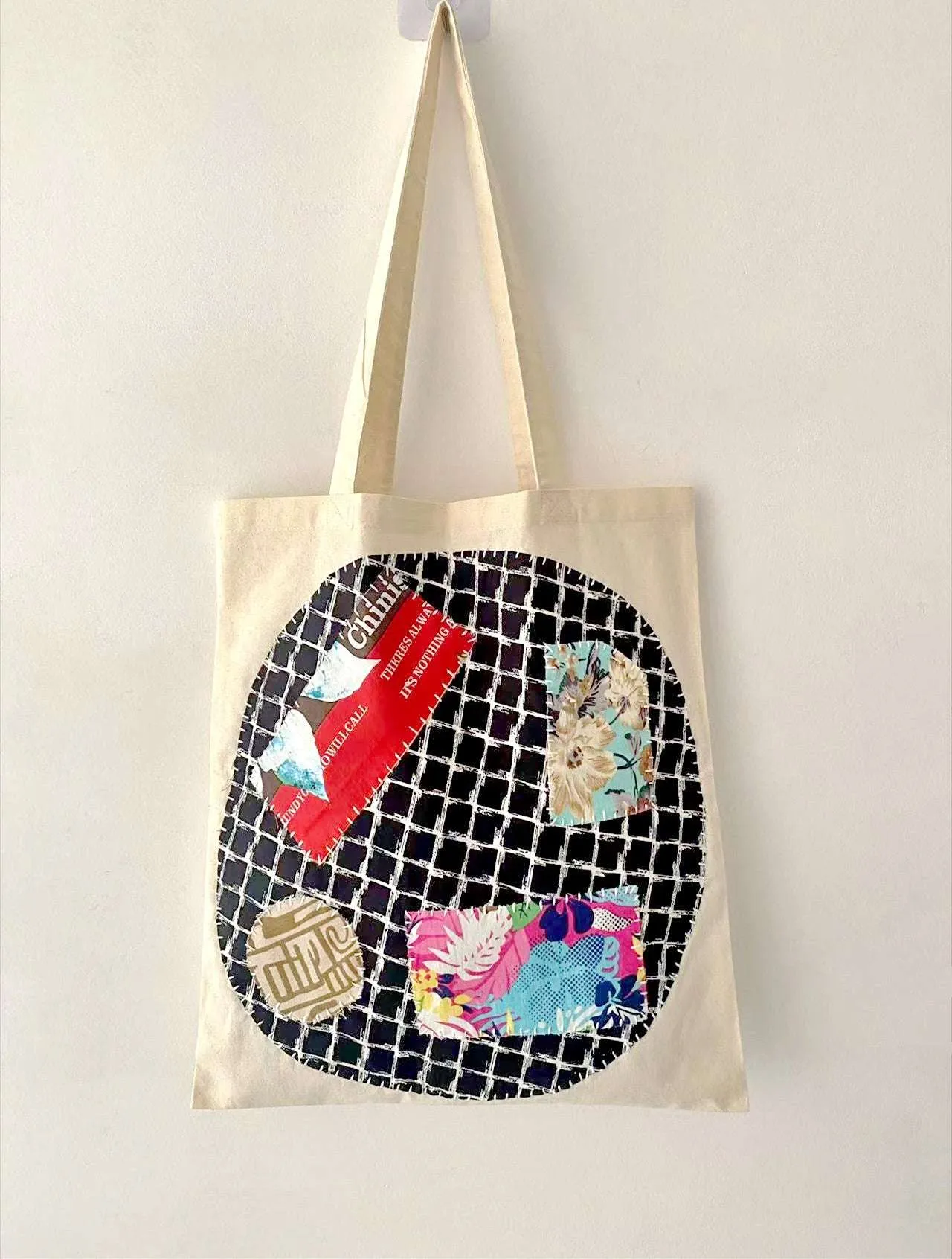 Handmade Patchwork Tote Bag