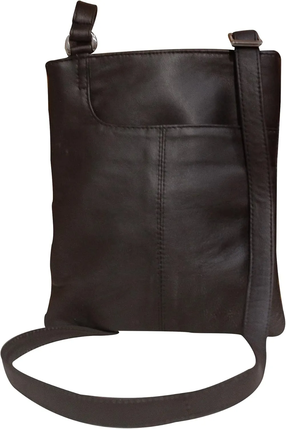 Handmade Real Leather Cross Body Bag Messenger Bag Soft Shoulder Bag Organizer For Ladies Mens Unisex New