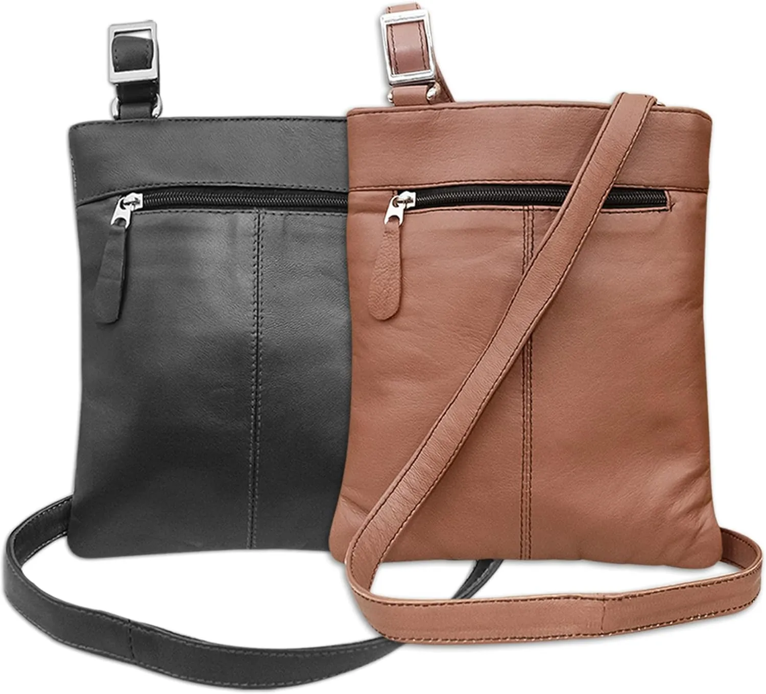 Handmade Real Leather Cross Body Bag Messenger Bag Soft Shoulder Bag Organizer For Ladies Mens Unisex New